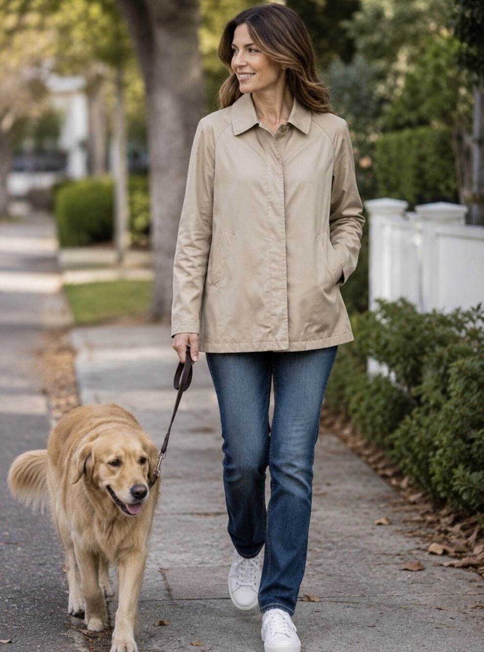 Kristen & Blake Women’s Beige Soft shell Lightweight Jacket Sz M Pockets Read